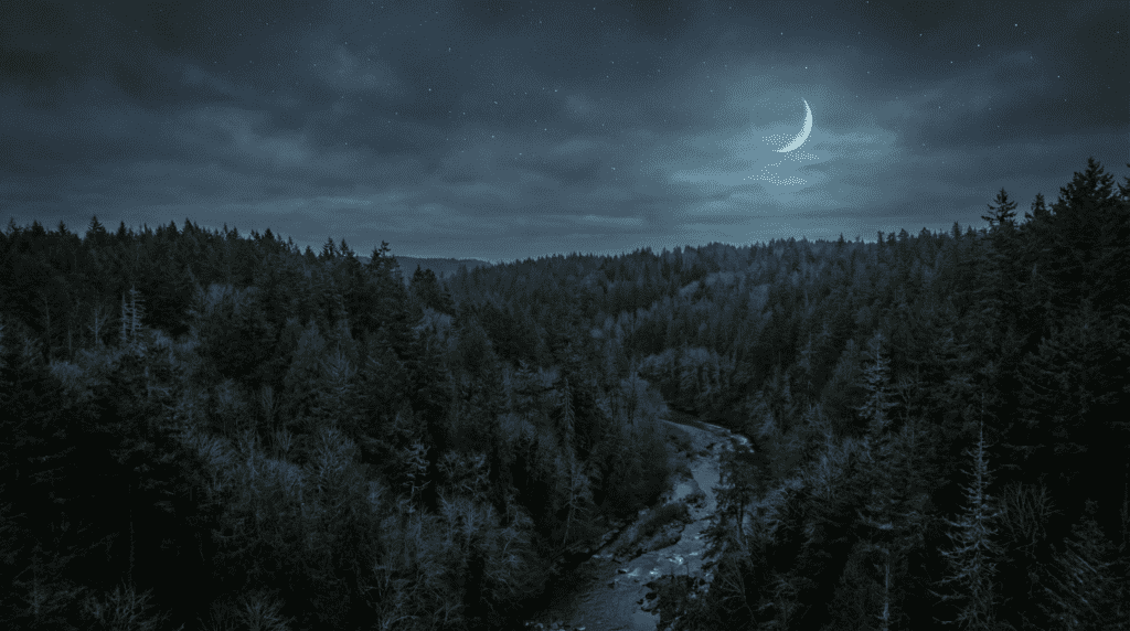 Plants and ecosystems paused during absence of sunlight